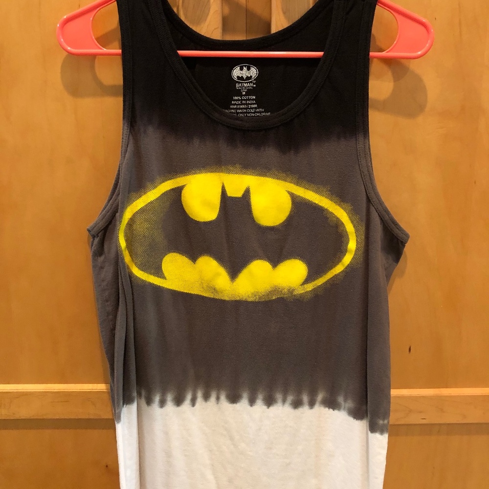 Mens Batman Tank Top (Size Medium)